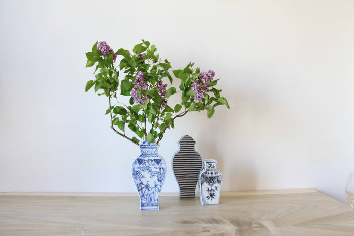 Well Versed - Blue - 7" Small Vase