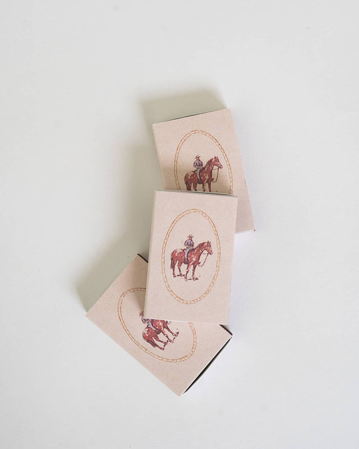 Western Cowboy Matchbox