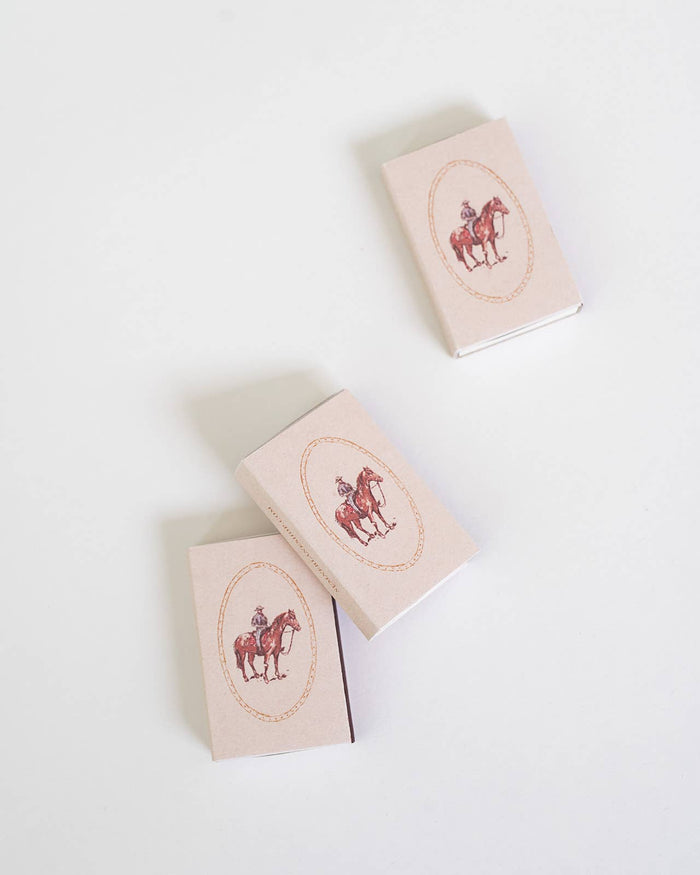 Western Cowboy Matchbox