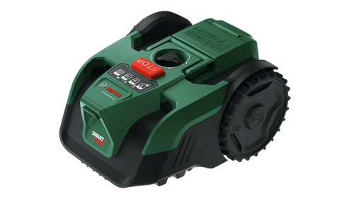 Wire-Free Robotic Lawn Mower for Gardens Up to 100m² with AI Vision Navigation & Portable Battery System