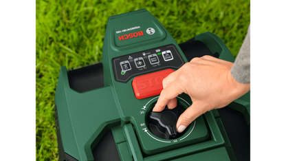 Wire-Free Robotic Lawn Mower for Gardens Up to 100m² with AI Vision Navigation & Portable Battery System