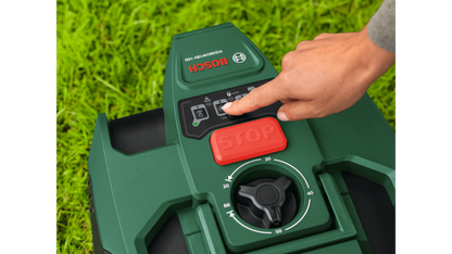 Wire-Free Robotic Lawn Mower for Gardens Up to 100m² with AI Vision Navigation & Portable Battery System