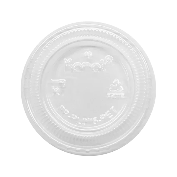 WP Clear Portion Cup Lids for 0.75 oz / 1 oz Containers, 2500 ct