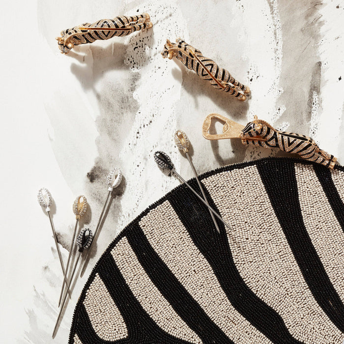 Zebra bottle opener