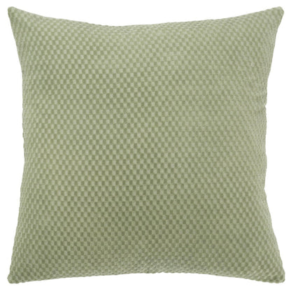 ZIMMERMANN GREEN SOLID MODERN INDUSTRIAL  THROW PILLOW